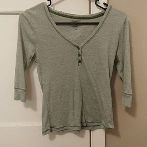 Old Navy Green Mid-Sleeved Top